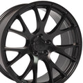 OE Wheels DG69 22x10 5x139.7 25et Satin Black Wheel