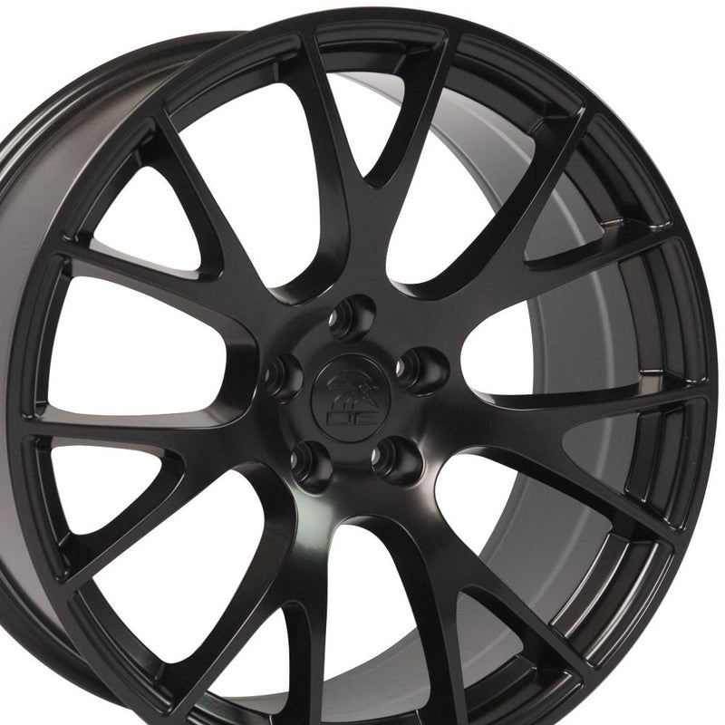 OE Wheels DG69 22x10 5x139.7 25et Satin Black Wheel