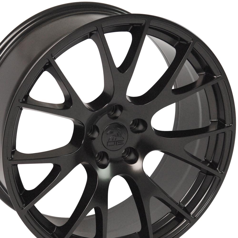 OE Wheels DG69 22x10 5x139.7 25et Satin Black Wheel - View 2
