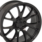 OE Wheels DG69 22x10 5x139.7 25et Satin Black Wheel - View 2