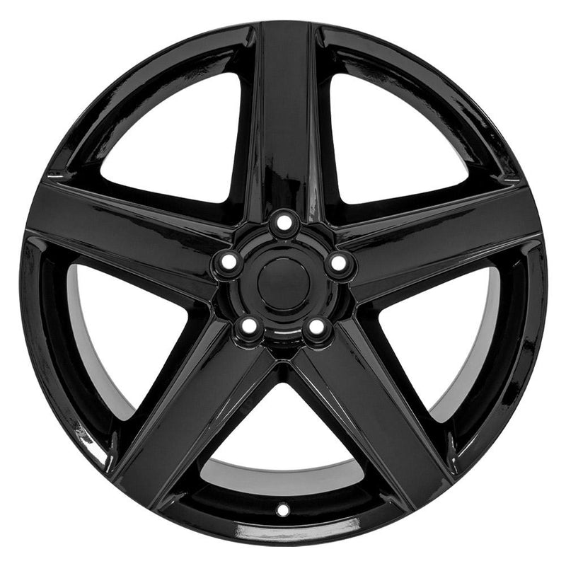 OE Wheels JP06 20x9 5x127 34.75et Gloss Black Wheel - View 2