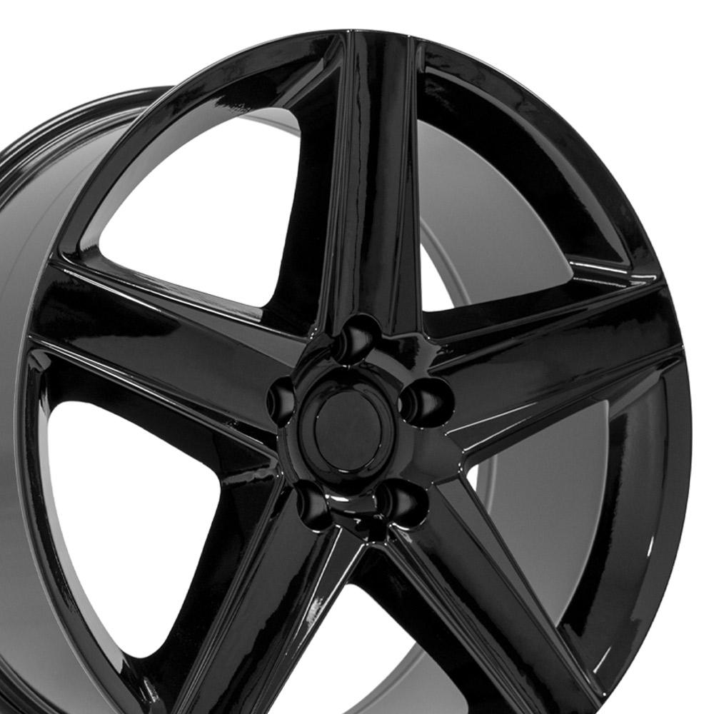 OE Wheels JP06 20x9 5x127 34.75et Gloss Black Wheel