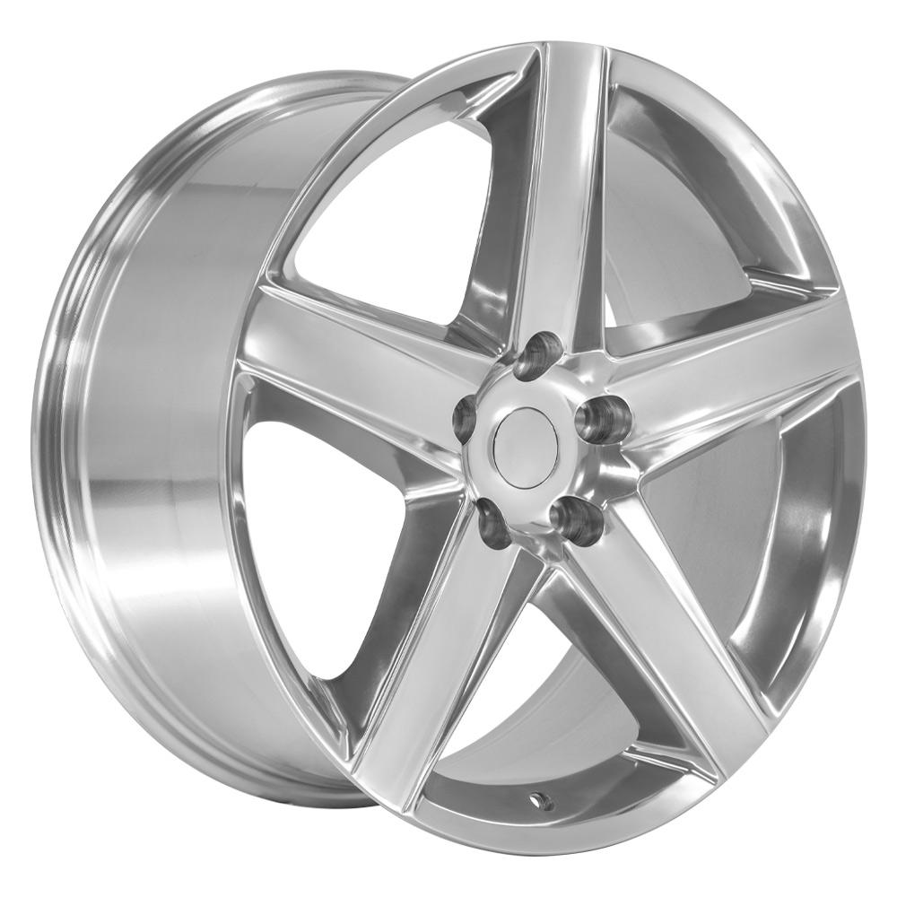 OE Wheels JP06 20x9 5x127 34.75et Polished Wheel - View 3