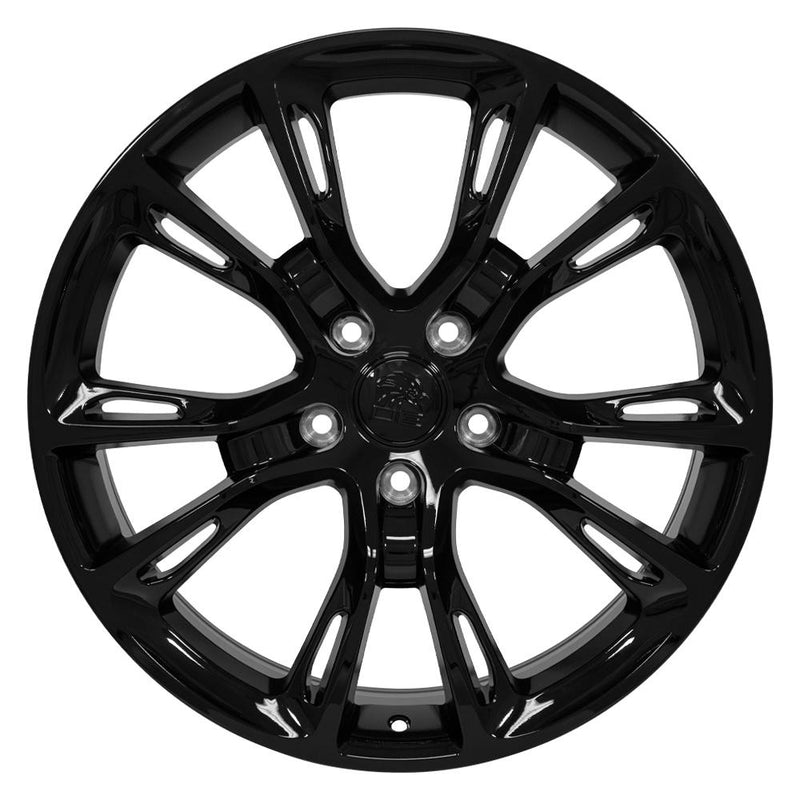 OE Wheels JP16 20x8.5 5x127 38et Gloss Black Wheel - View 2