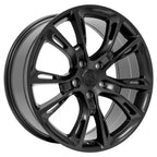 OE Wheels JP16 20x8.5 5x127 42et Satin Black Wheel - View 3