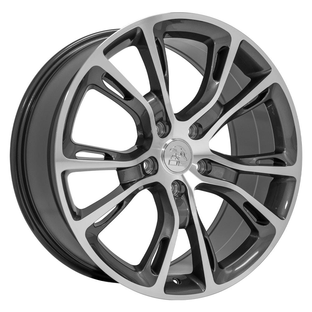 OE Wheels JP16 20x8.5 5x127 42et Gloss Gunmetal Machined Wheel - View 3