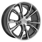 OE Wheels JP16 20x8.5 5x127 42et Gloss Gunmetal Machined Wheel - View 3