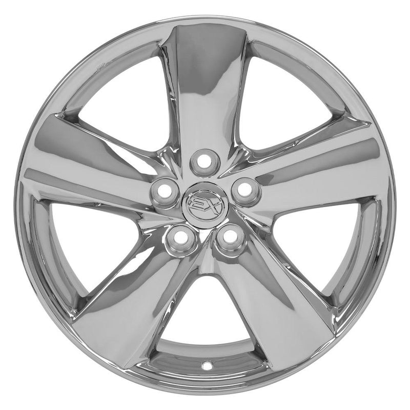 OE Wheels LX19 18x8 5x114.3 35et Chrome Wheel - View 2