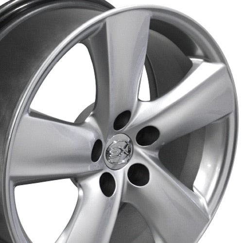 OE Wheels LX19 18x8 5x114.3 35et Gloss Hyper Silver Wheel - View 2