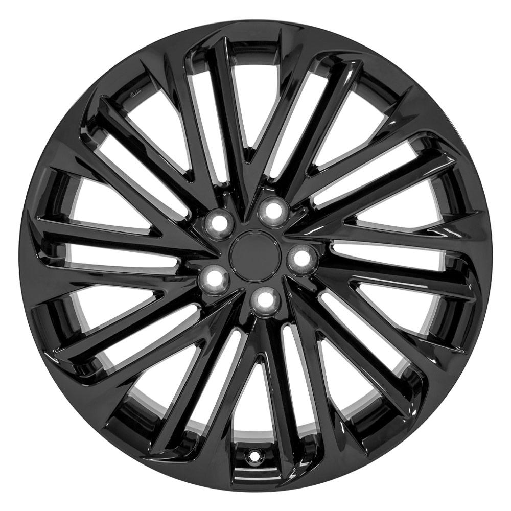 OE Wheels LX58 20x8 5x114.3 30et Gloss Black Wheel - View 2