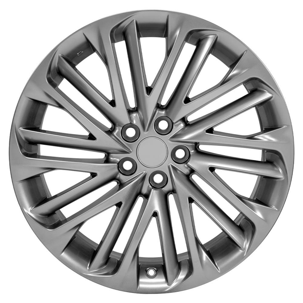 OE Wheels LX58 20x8 5x114.3 30et Gloss Hyper Silver Wheel - View 2
