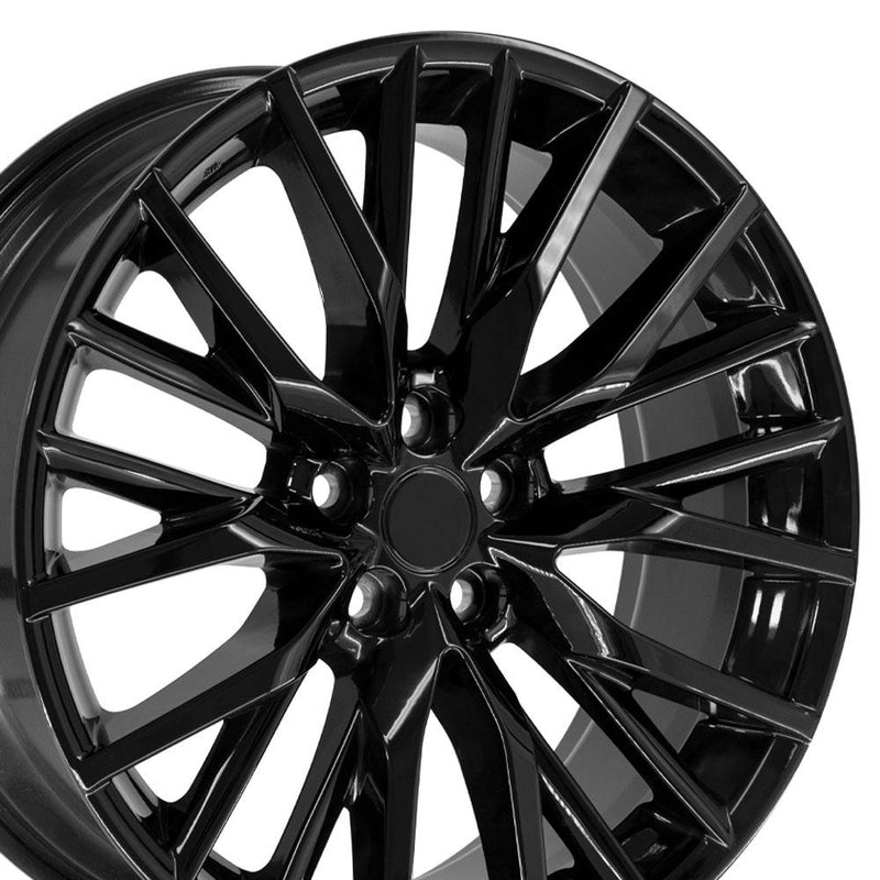OE Wheels LX59 20x8 5x114.3 30et Gloss Black Wheel