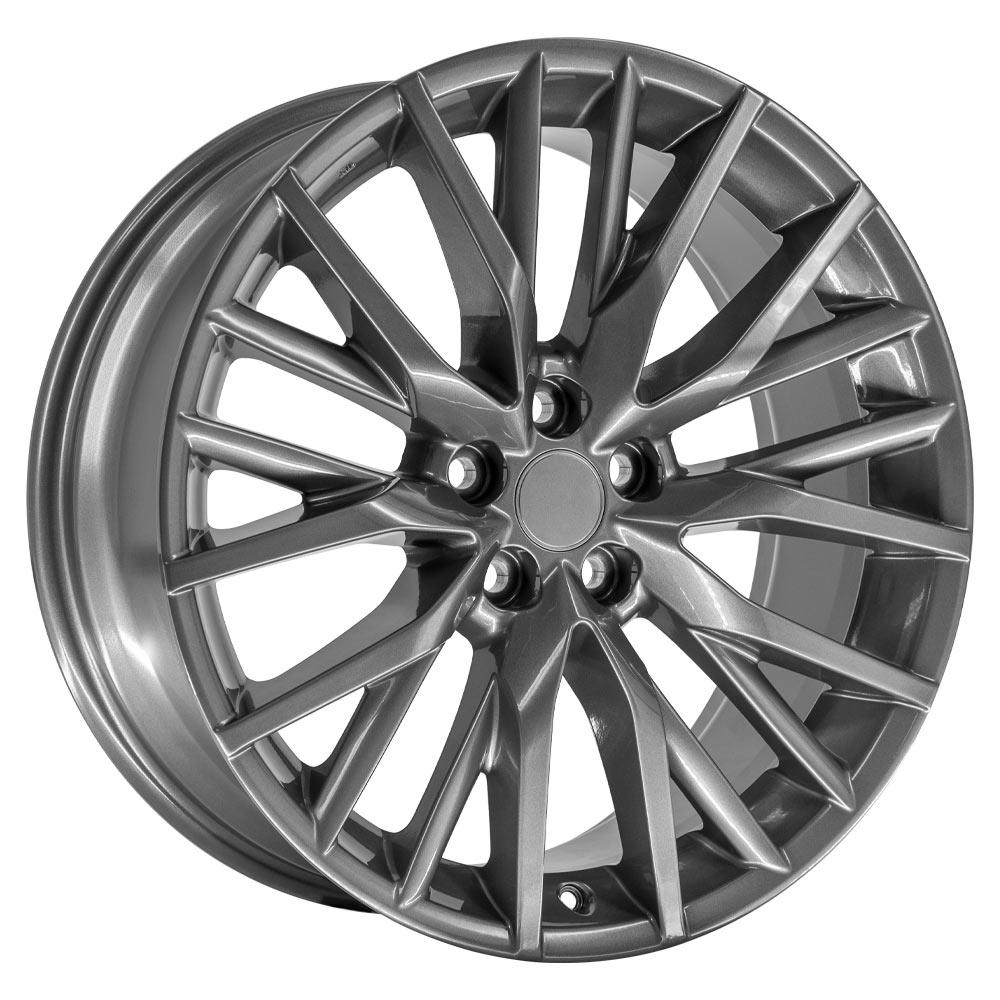 OE Wheels LX59 20x8 5x114.3 30et Gloss Hyper Silver Wheel - View 3