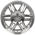 OE Wheels MB09 18x8.5 5x112 35et Gloss Silver Machined Wheel - View 2