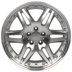 OE Wheels MB09 18x8.5 5x112 35et Gloss Silver Machined Wheel - View 2