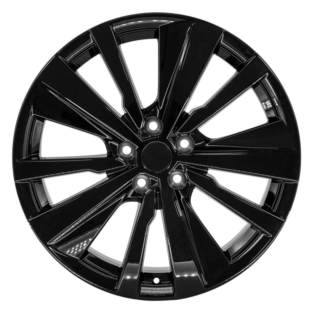 OE Wheels NS29 19x8 5x114.3 55et Gloss Black Wheel - View 2