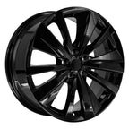 OE Wheels NS29 19x8 5x114.3 55et Gloss Black Wheel - View 3