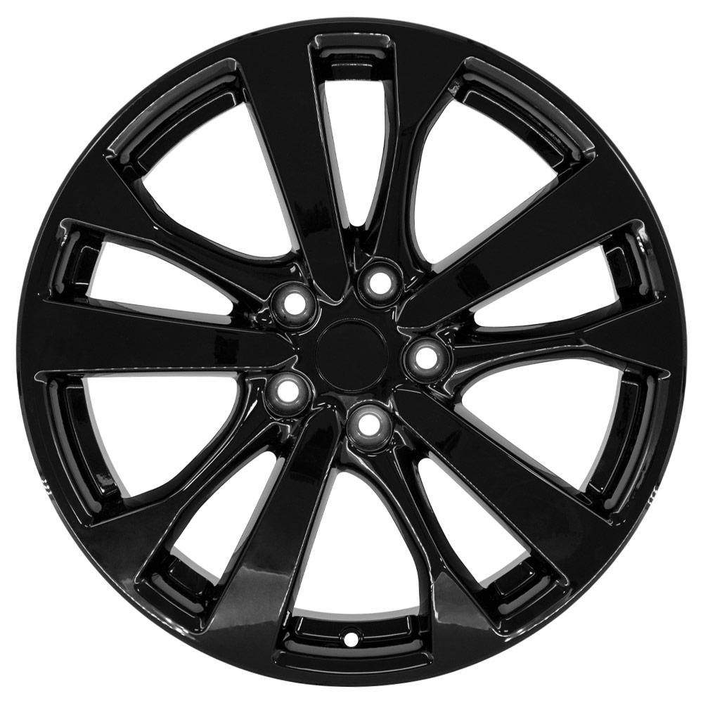 OE Wheels NS30 18x7.5 5x114.3 55et Gloss Black Wheel - View 2