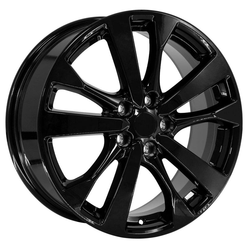 OE Wheels NS30 18x7.5 5x114.3 55et Gloss Black Wheel - View 3
