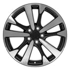 OE Wheels NS30 18x7.5 5x114.3 55et Gloss Black Machined Wheel - View 2