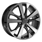 OE Wheels NS30 18x7.5 5x114.3 55et Gloss Gunmetal Machined Wheel - View 3