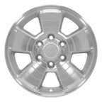 OE Wheels TY09 17x7.5 6x139.7 30et Gloss Silver Machined Wheel - View 2