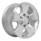 OE Wheels TY09 17x7.5 6x139.7 30et Gloss Silver Machined Wheel - View 3