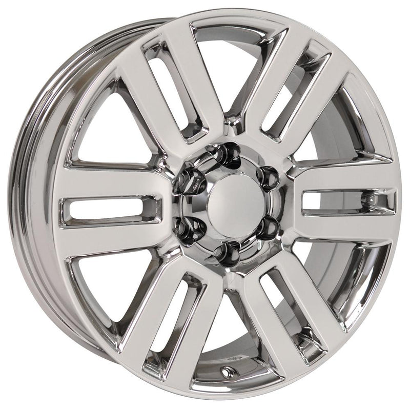 OE Wheels TY10 20x7 6x139.7 15et Chrome Wheel - View 3
