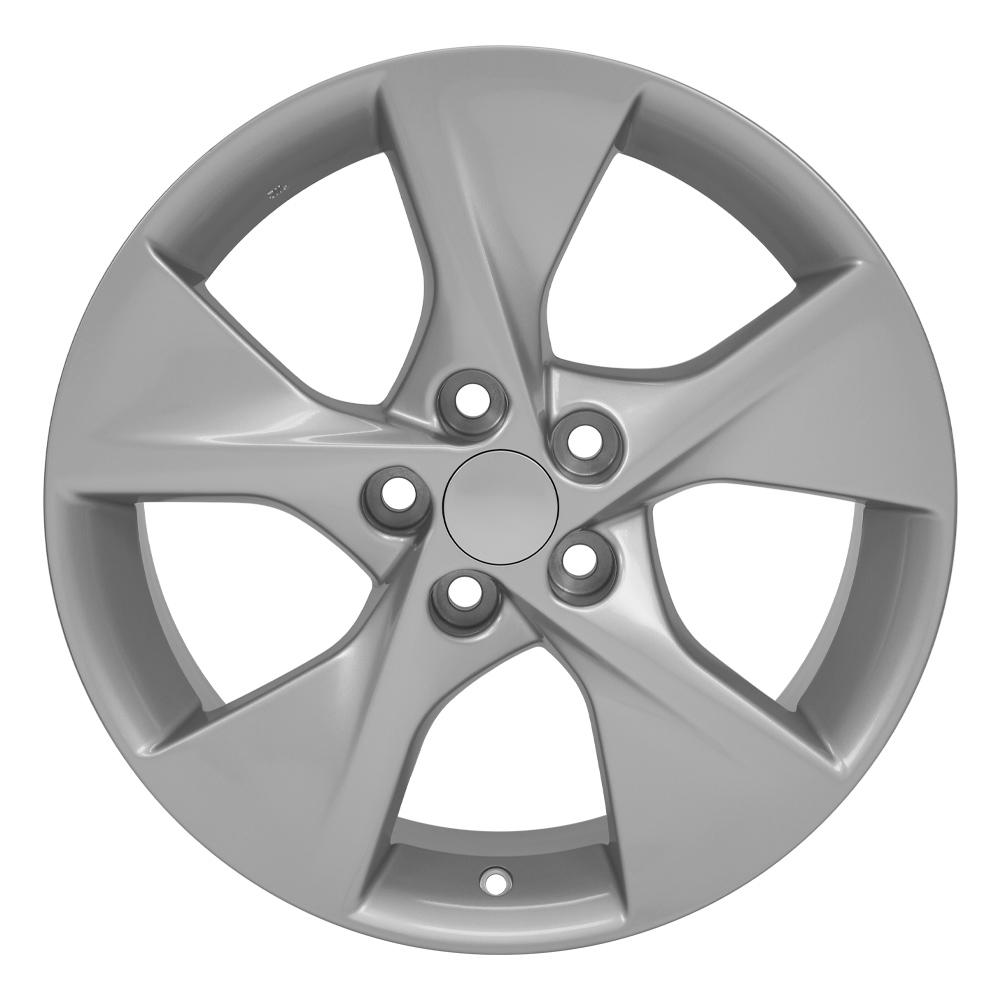 OE Wheels TY12 18x7.5 5x114.3 45et Gloss Silver Wheel - View 2
