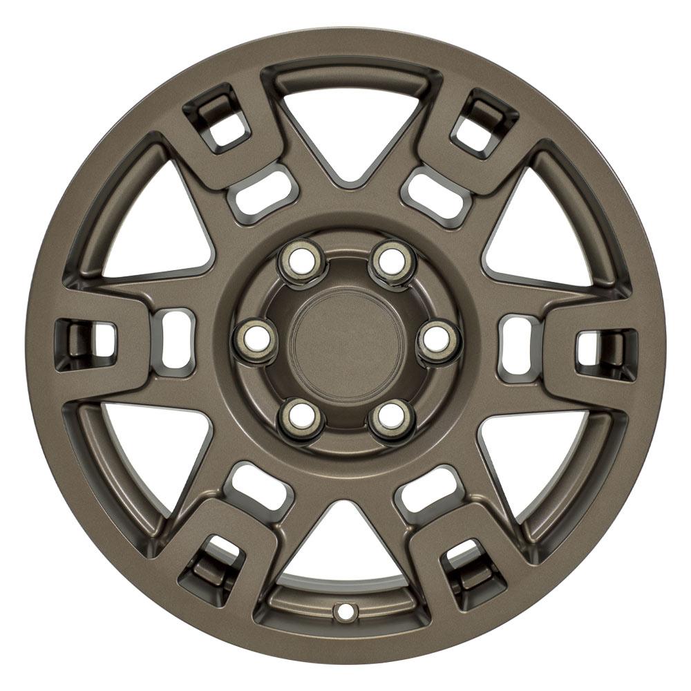 OE Wheels TY16B 17x7 6x139.7 4et Satin Bronze Wheel - View 2