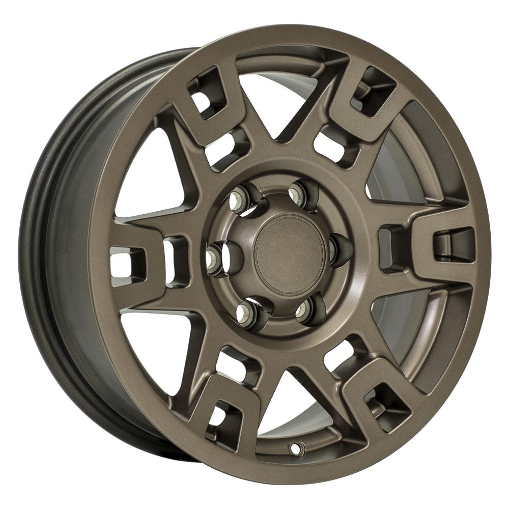 OE Wheels TY16B 17x7 6x139.7 4et Satin Bronze Wheel - View 3