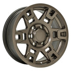 OE Wheels TY16B 17x7 6x139.7 4et Satin Bronze Wheel - View 3