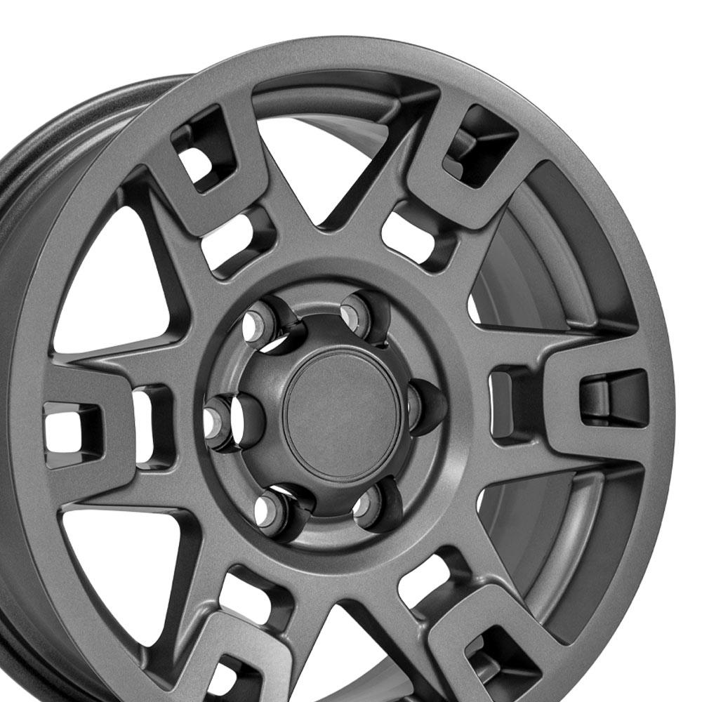 OE Wheels TY16B 17x7 6x139.7 4et Satin Graphite Wheel