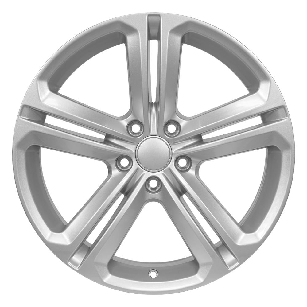 OE Wheels VW18 18x8 5x112 41et Gloss Silver Wheel - View 2