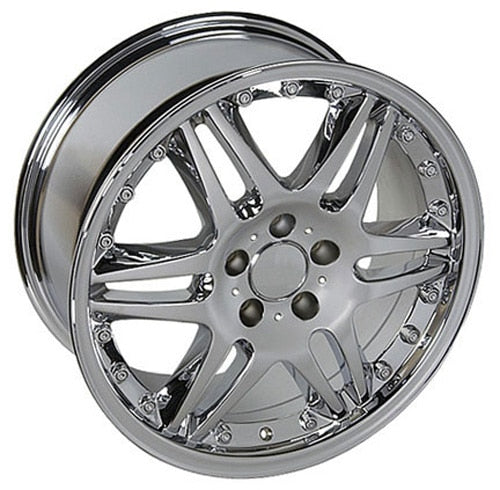 OE Wheels MB09 18x8.5 5x112 35et Chrome Wheel - View 3