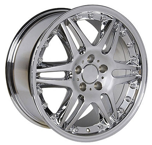 OE Wheels MB09 18x8.5 5x112 35et Chrome Wheel - View 2