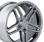 OE Wheels CV07A 18x9.5 5x120.65 56et Chrome Wheel